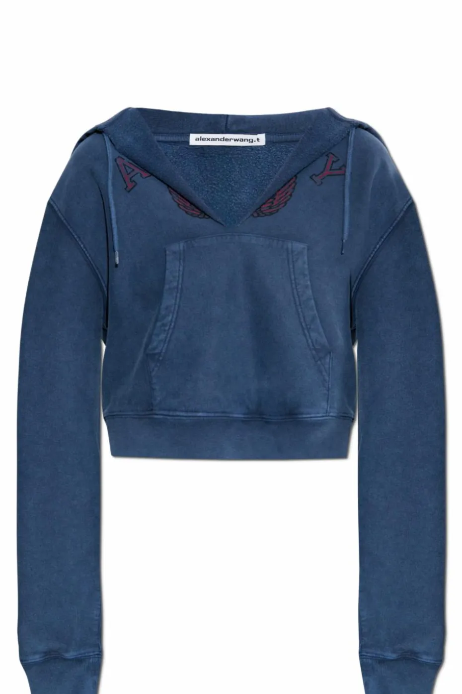 T by Alexander Wang NIEBIESKI Bluza z nadrukiem