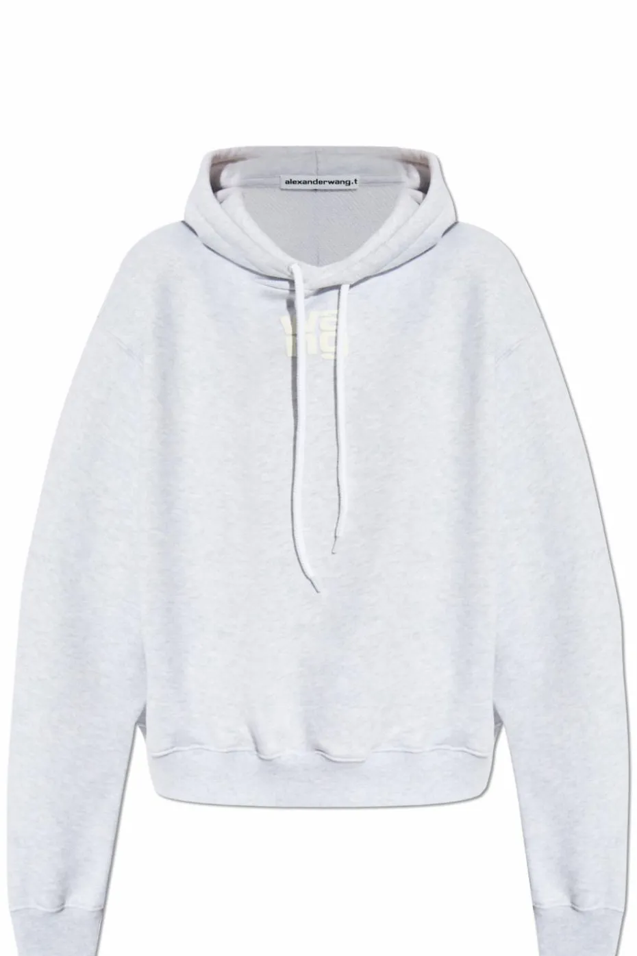 T by Alexander Wang SZARY Bluza z logo