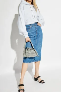 T by Alexander Wang SZARY Bluza z logo