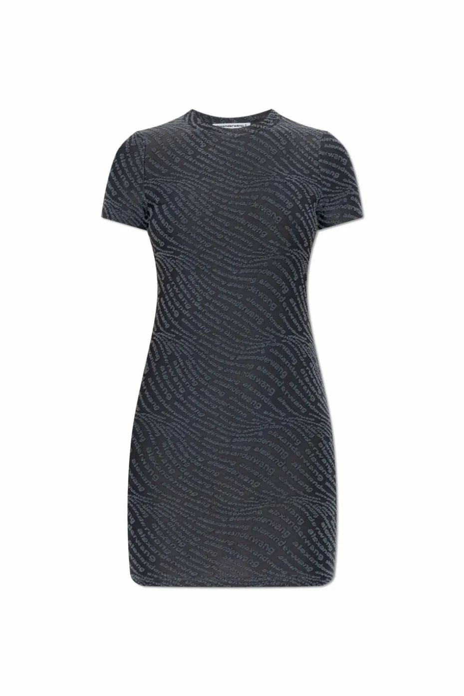 T by Alexander Wang SZARY Sukienka o dopasowanym kroju