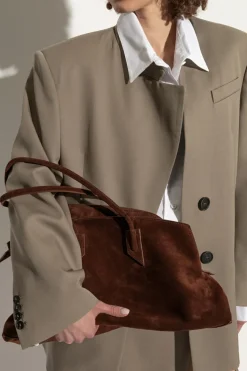 The Attico BRĄZOWY Torba `La Passeggiata` typu `shopper`