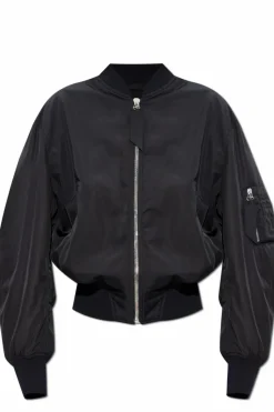 The Attico CZARNY Kurtka typu `bomber`