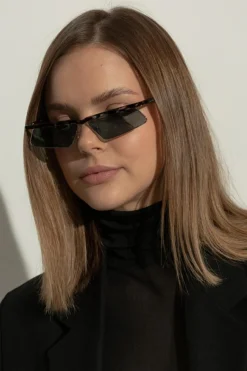 The Attico CZARNY Okulary przeciwsłoneczne