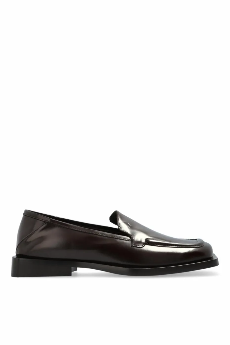 The Attico CZARNY Skórzane buty `Micol`