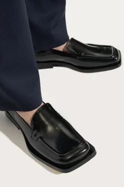 The Attico CZARNY Skórzane buty `Micol`