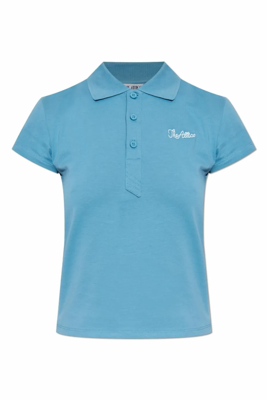 The Attico NIEBIESKI Polo z logo