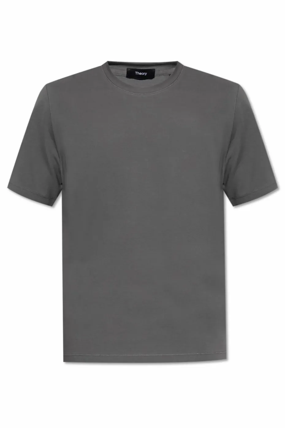 Theory SZARY T-shirt z okrągłym dekoltem