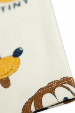 Tinycottons BIAŁY Spodnie z nadrukiem