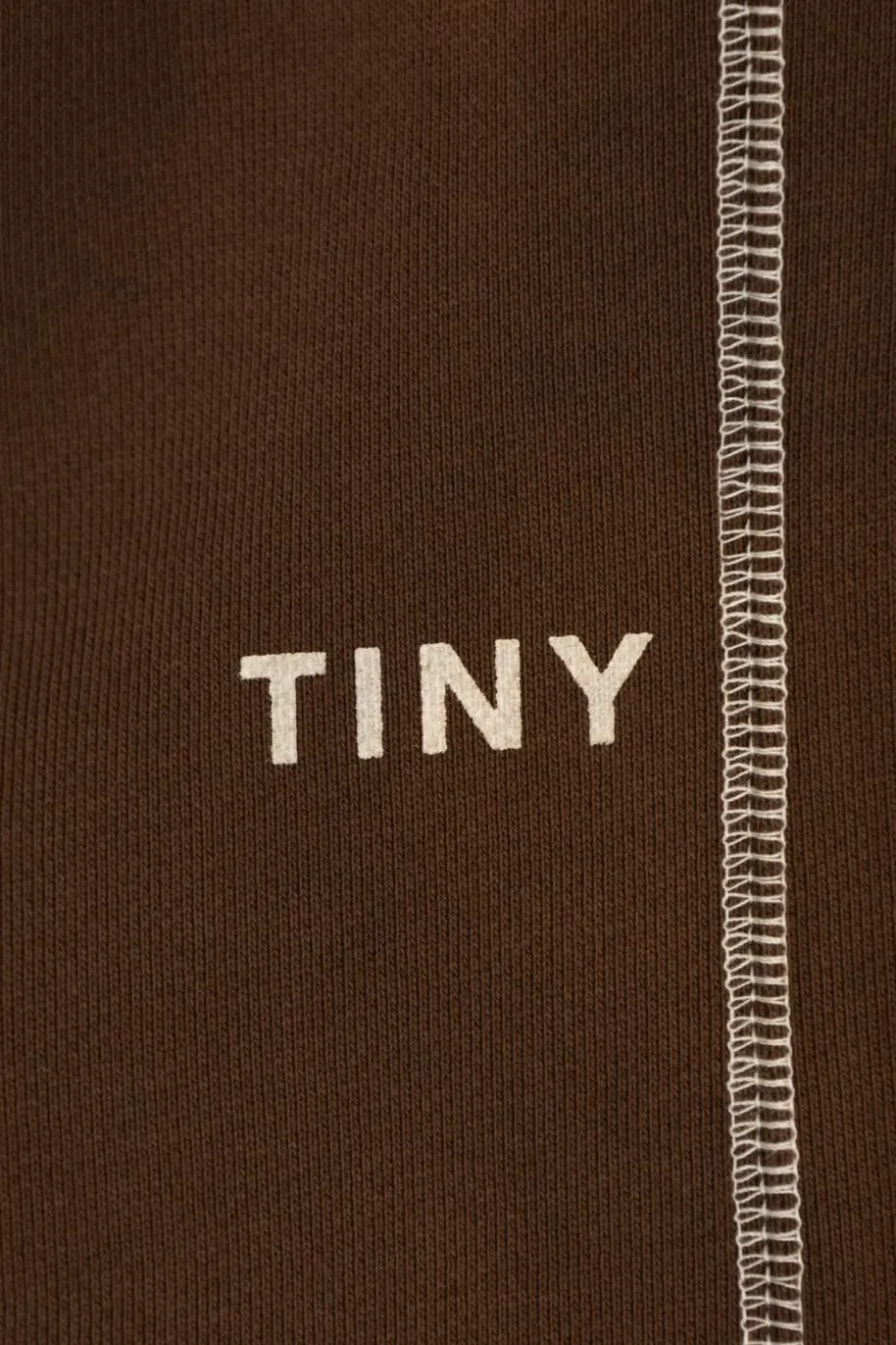 Tinycottons BRĄZOWY Spodnie ze wzorem