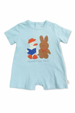 Tinycottons jasnoniebieski Body z nadrukiem