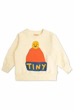 Tinycottons kremowy Bluza z nadrukiem