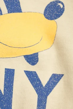 Tinycottons kremowy Bluza z długim rękawem