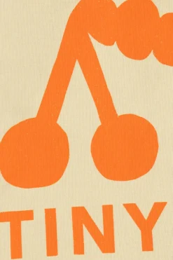 Tinycottons kremowy Top z nadrukiem