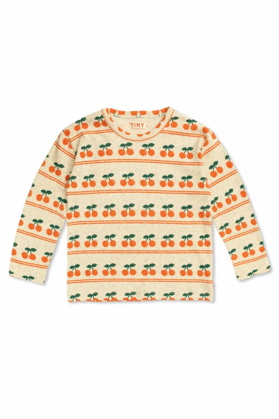 Tinycottons kremowy T-shirt ze wzorem