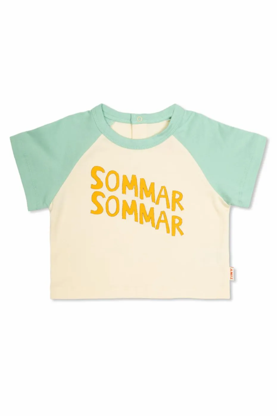 Tinycottons kremowy T-shirt z nadrukiem