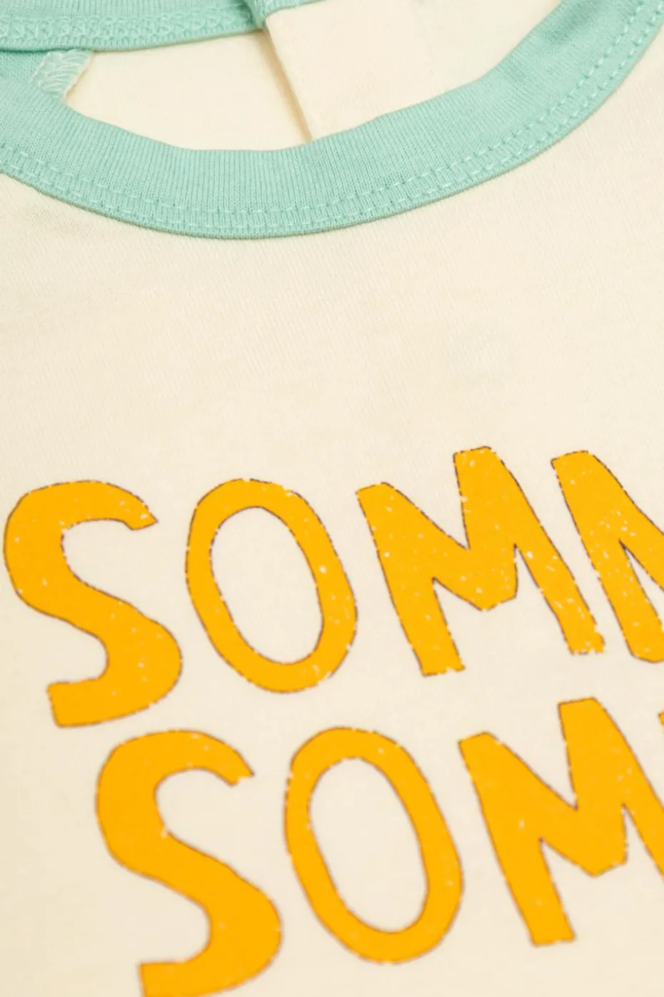 Tinycottons kremowy T-shirt z nadrukiem