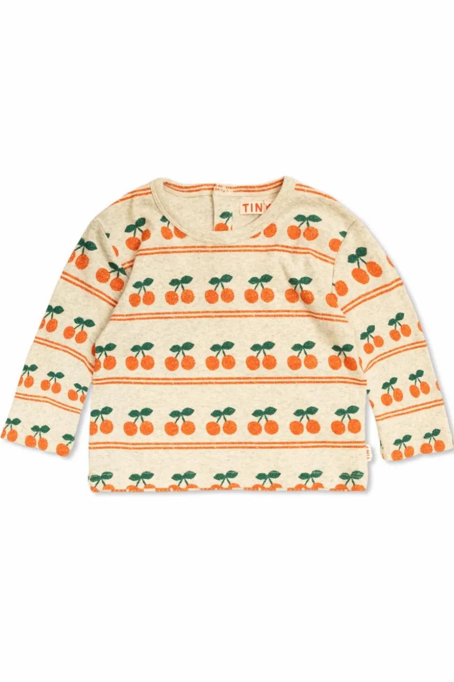 Tinycottons kremowy T-shirt ze wzorem