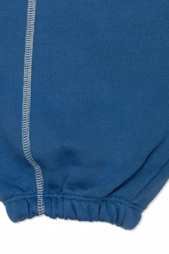 Tinycottons NIEBIESKI Spodnie dresowe z logo