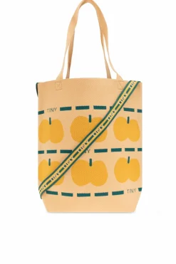 Tinycottons POMARAŃCZOWY Torba z logo