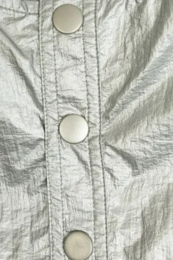 Tinycottons SREBRNY Kurtka z logo