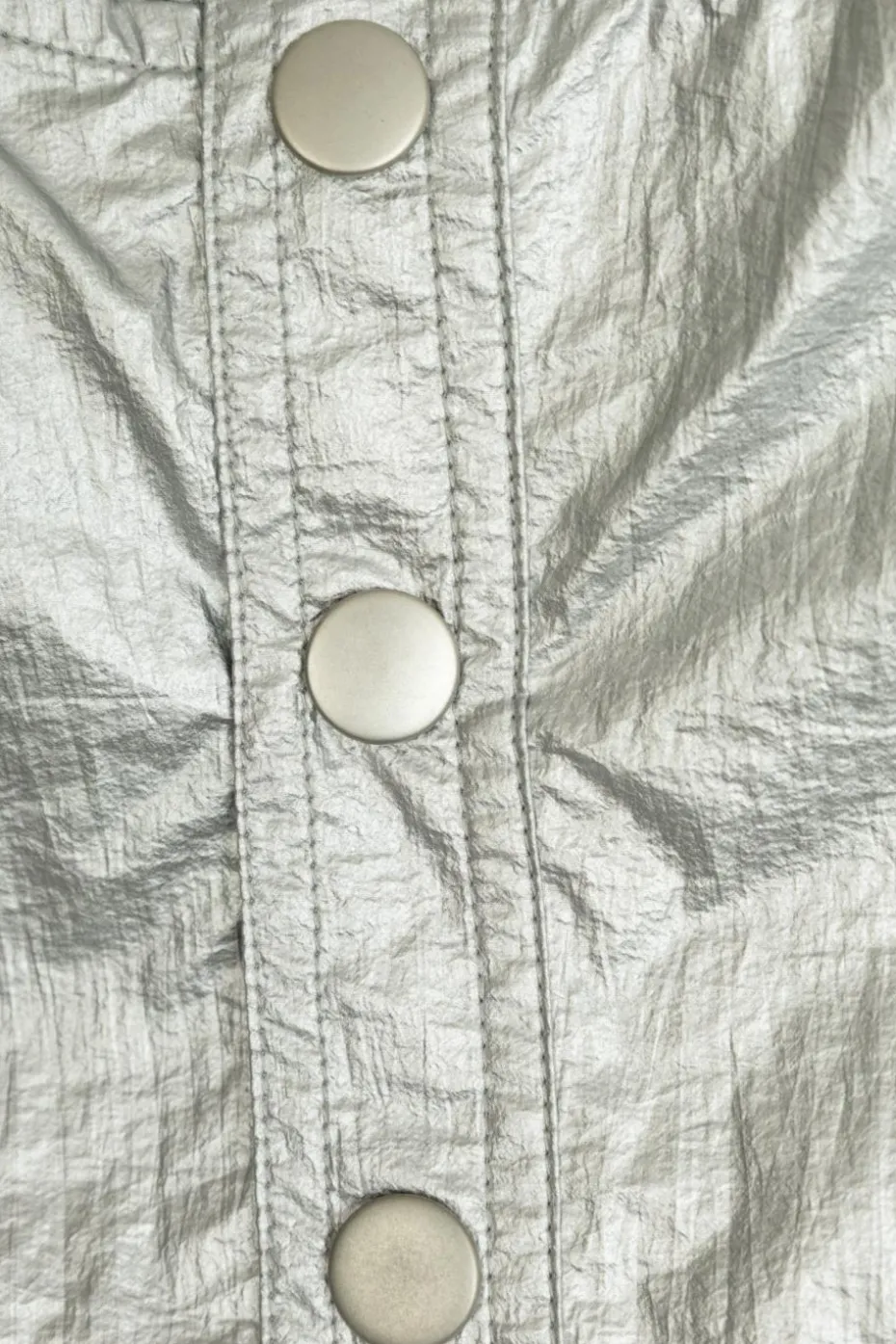 Tinycottons SREBRNY Kurtka z logo