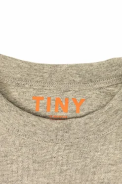 Tinycottons SZARY Bluza z nadrukiem