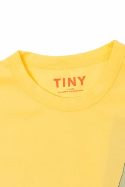 Tinycottons ŻÓŁTY Bawełniany t-shirt