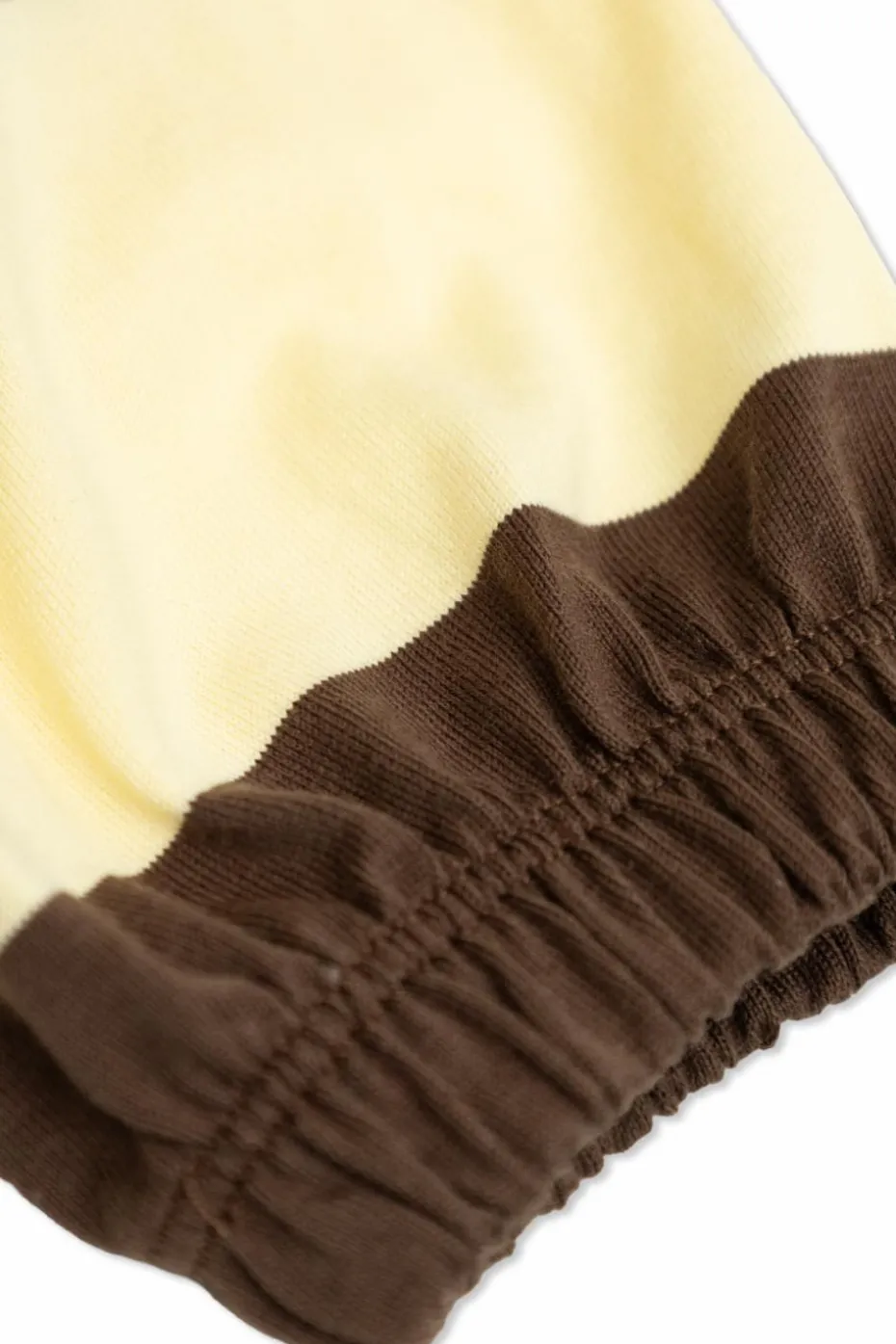 Tinycottons ŻÓŁTY Bluza z kołnierzem