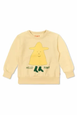 Tinycottons ŻÓŁTY Bluza z nadrukiem