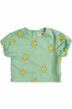 Tinycottons ZIELONY Top z logo