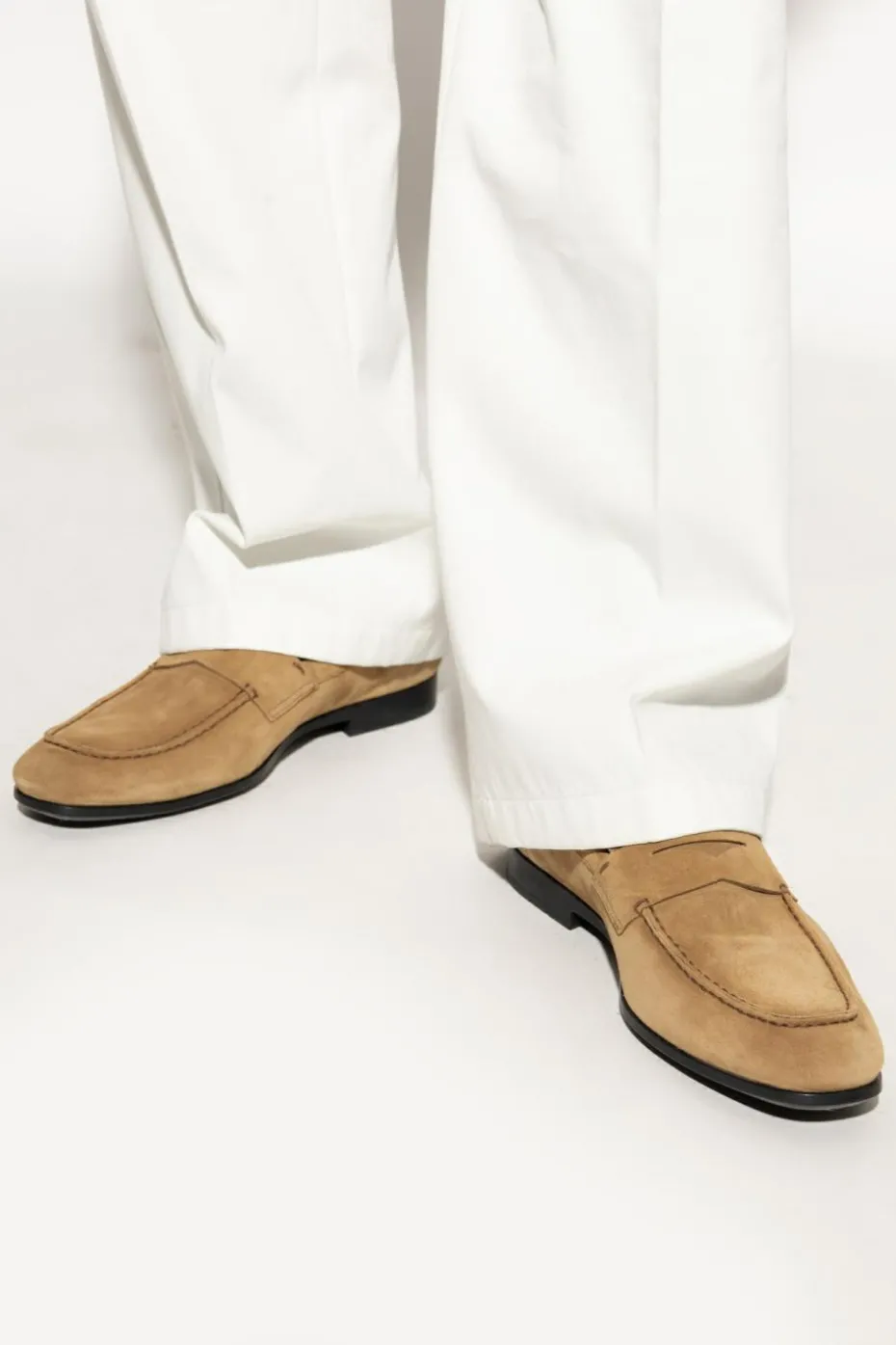 Tod’s beżowy Buty typu `loafers`
