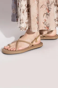 Tod’s beżowy Skórzane sandały