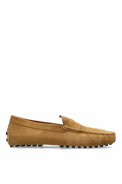Tod’s beżowy Zamszowe mokasyny