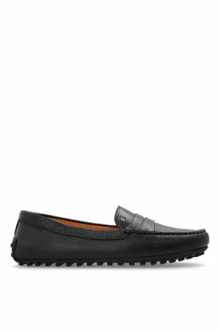 Tod’s CZARNY Skórzane mokasyny