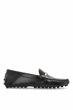 Tod’s CZARNY Skórzane mokasyny