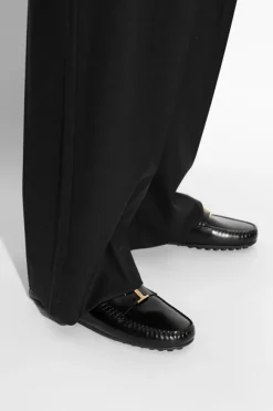 Tod’s CZARNY Skórzane mokasyny