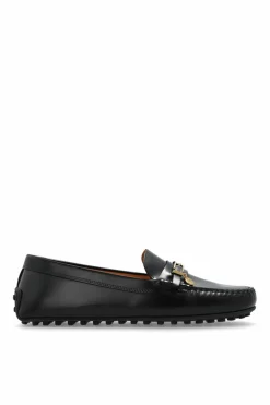 Tod’s CZARNY Skórzane mokasyny