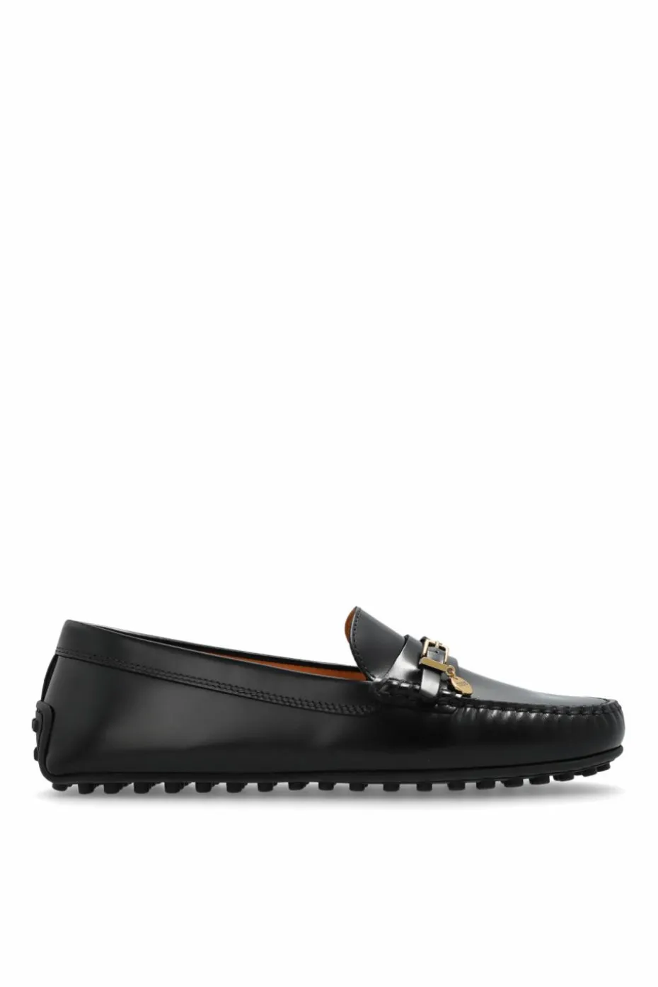 Tod’s CZARNY Skórzane mokasyny