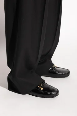 Tod’s CZARNY Skórzane mokasyny