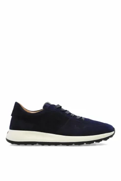 Tod’s GRANATOWY Zamszowe buty sportowe