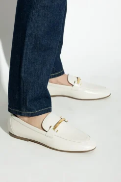 Tod’s kremowy Buty typu `loafers`
