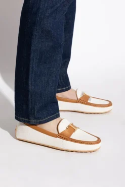 Tod’s kremowy Mokasyny
