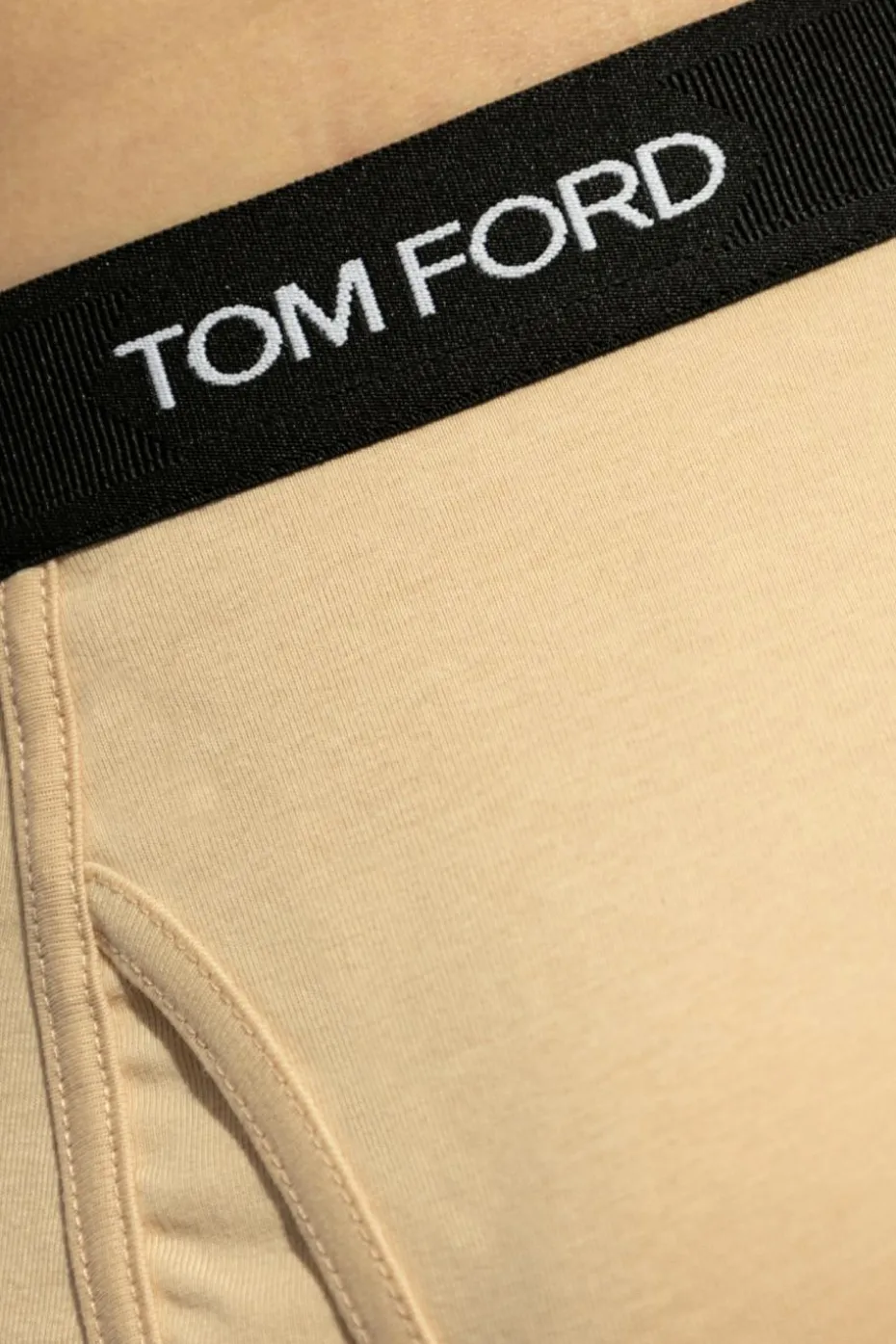 Tom Ford beżowy Bawełniane bokserki