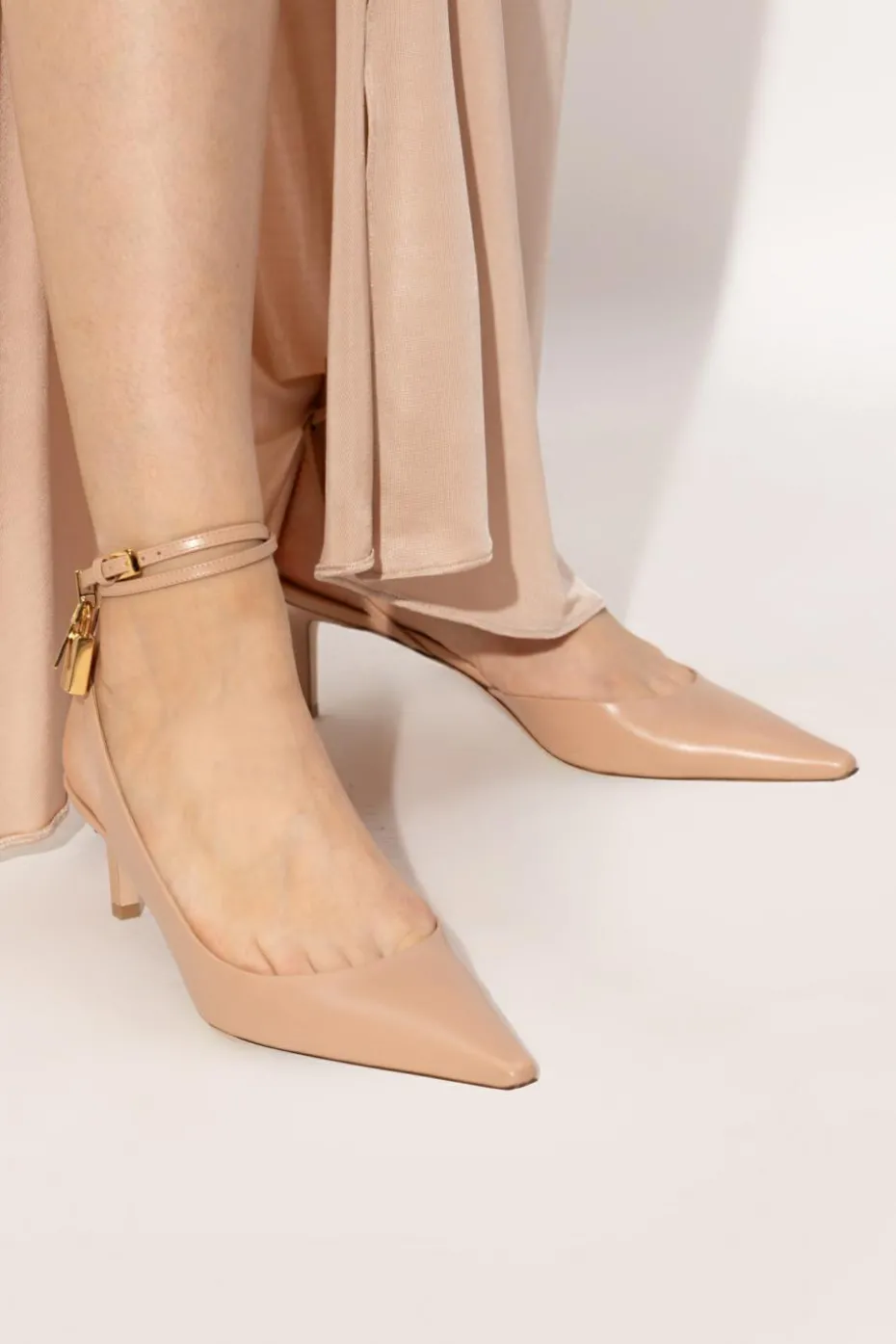 Tom Ford beżowy Buty na obcasie `Flesh`
