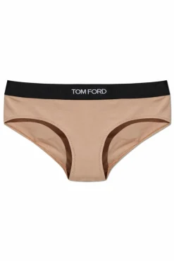 Tom Ford beżowy Figi z logo