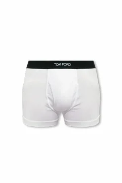 Tom Ford BIAŁY Bokserki z logo