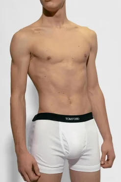 Tom Ford BIAŁY Bokserki z logo