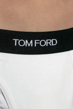 Tom Ford BIAŁY Bokserki z logo