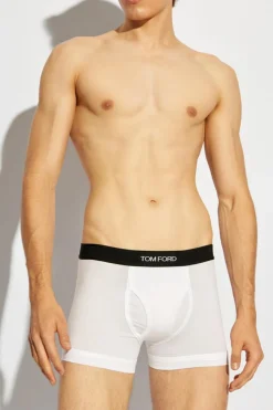 Tom Ford BIAŁY Dwupak bokserek z logo