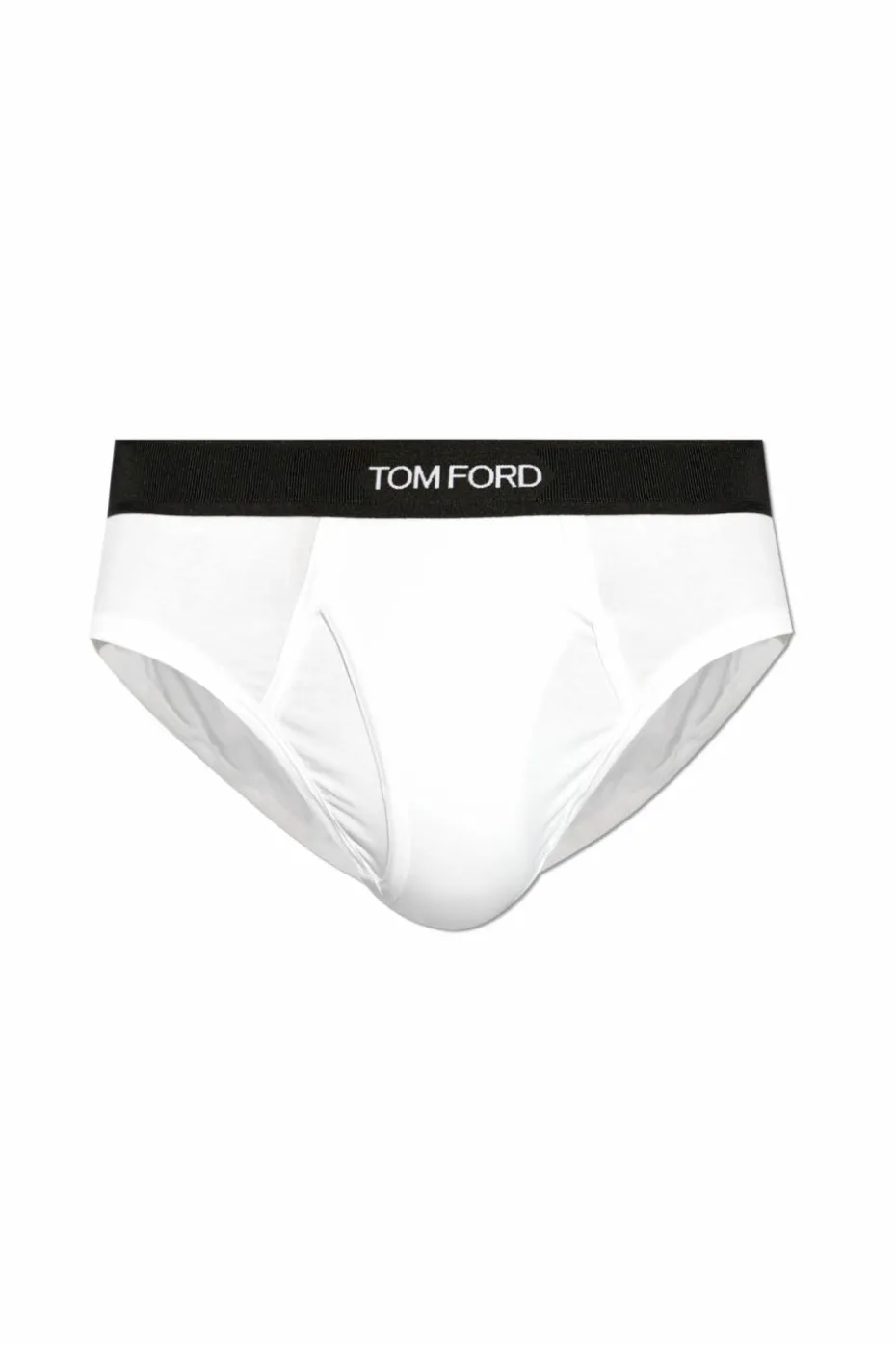 Tom Ford BIAŁY Slipy z logo